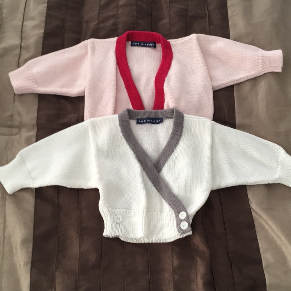 Newborn new sweaters 2 baby girl